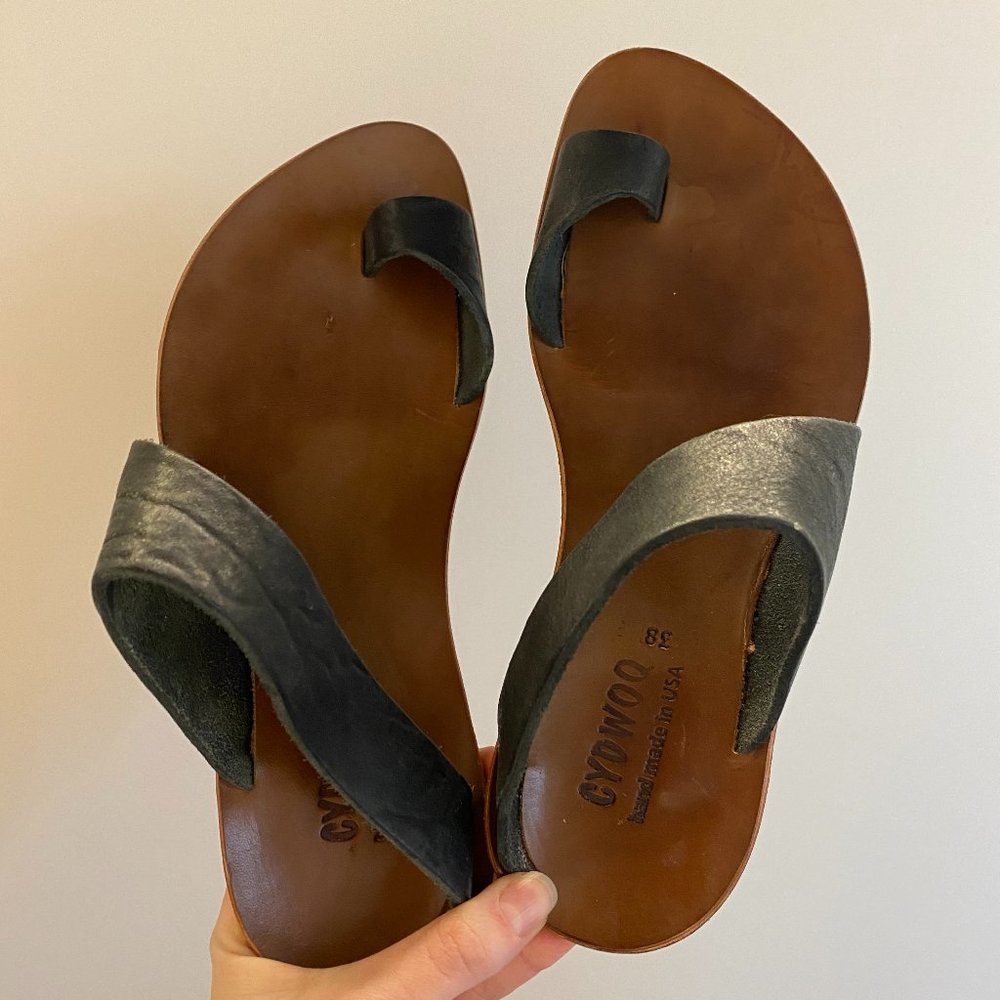 CYDWOQ Artisan Leather Sandal